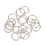 Maxbell 120pcs Silver Plated Metal Super Strong Jump Ring Split Ring Connector