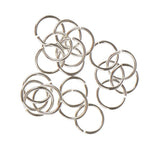 Maxbell 120pcs Silver Plated Metal Super Strong Jump Ring Split Ring Connector