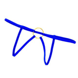 Maxbell Mens Sexy Elastic Hollow-out Underwear T-back G-string Jockstrap Blue - Aladdin Shoppers