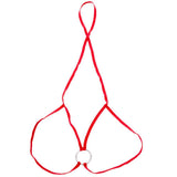 Maxbell Men Sexy Strappy Thongs Bodysuit Mankini Harness Underwear G-String Red - Aladdin Shoppers