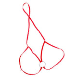 Maxbell Men Sexy Strappy Thongs Bodysuit Mankini Harness Underwear G-String Red - Aladdin Shoppers