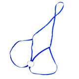 Maxbell Men Sexy Strappy Thongs Bodysuit Mankini Harness Underwear G-String Blue - Aladdin Shoppers