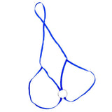 Maxbell Men Sexy Strappy Thongs Bodysuit Mankini Harness Underwear G-String Blue - Aladdin Shoppers