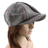 Maxbell 2pieces Newsboy Golf Flat Gatsby Hat Driving Beret Baker Peaked Cap
