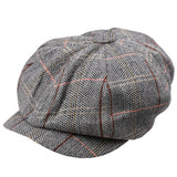 Maxbell 2pieces Newsboy Golf Flat Gatsby Hat Driving Beret Baker Peaked Cap
