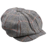 Maxbell 2pieces Newsboy Golf Flat Gatsby Hat Driving Beret Baker Peaked Cap