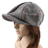 Maxbell 2pieces Newsboy Golf Flat Gatsby Hat Driving Beret Baker Peaked Cap