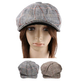 Maxbell 2pieces Newsboy Golf Flat Gatsby Hat Driving Beret Baker Peaked Cap