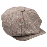 Maxbell 2pieces Newsboy Golf Flat Gatsby Hat Driving Beret Baker Peaked Cap
