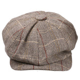 Maxbell 2pieces Newsboy Golf Flat Gatsby Hat Driving Beret Baker Peaked Cap