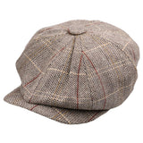 Maxbell 2pieces Newsboy Golf Flat Gatsby Hat Driving Beret Baker Peaked Cap