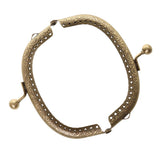 Maxbell 2Pcs Sew in Coin Bag Purse Metal Frame Handbag Clasp Fastening 8.5cm 10.5cm