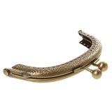 Maxbell 2Pcs Sew in Coin Bag Purse Metal Frame Handbag Clasp Fastening 8.5cm 10.5cm