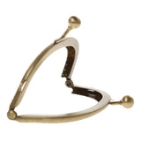 Maxbell 2Pcs Sew in Coin Bag Purse Metal Frame Handbag Clasp Fastening 8.5cm 10.5cm