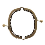 Maxbell 2Pcs Sew in Coin Bag Purse Metal Frame Handbag Clasp Fastening 8.5cm 10.5cm