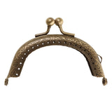 Maxbell 2Pcs Sew in Coin Bag Purse Metal Frame Handbag Clasp Fastening 8.5cm 10.5cm