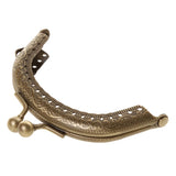 Maxbell 2Pcs Sew in Coin Bag Purse Metal Frame Handbag Clasp Fastening 8.5cm 10.5cm