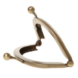 Maxbell 2Pcs Sew in Coin Bag Purse Metal Frame Handbag Clasp Fastening 8.5cm 10.5cm