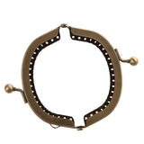 Maxbell 2Pcs Sew in Coin Bag Purse Metal Frame Handbag Clasp Fastening 8.5cm 10.5cm