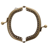 Maxbell 2Pcs Sew in Coin Bag Purse Metal Frame Handbag Clasp Fastening 8.5cm 10.5cm