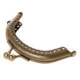 Maxbell 2Pcs Sew in Coin Bag Purse Metal Frame Handbag Clasp Fastening 8.5cm 10.5cm