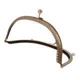 Maxbell 16.5/20cm Metal Frame Kiss Clasp Lock Handle Arch for Handbag Purse Bronze