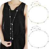 Maxbell 2pcs Pearl Diamante Diamond Ladies Waist Chain Charm Belt One Size Fit All - Aladdin Shoppers