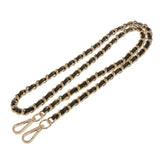 Purse Handbag Handle Shoulder Bag Replacement Chain Bag Strap Gold+Black