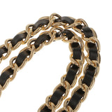 Purse Handbag Handle Shoulder Bag Replacement Chain Bag Strap Gold+Black