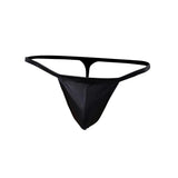 Maxbell 2x Men's G-String Briefs Underpants PU Leather T-back Pouch Thongs Shorts S