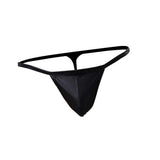 Maxbell 2x Men's G-String Briefs Underpants PU Leather T-back Pouch Thongs Shorts S