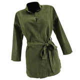 Maxbell Women Ladies Long Sleeve Jacket Thin Wind Dust Coat Army Green-S - Aladdin Shoppers