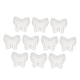 Maxbell 10x Clear Plastic Tealight Cups Cute Butterfly Candle Mold Wax Containers - Aladdin Shoppers