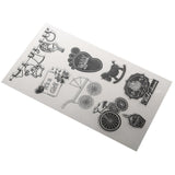 Maxbell Silicone Clear Rubber Stamp/Seal for DIY Scrapbooking Footprint Pattern - Aladdin Shoppers