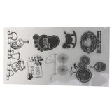 Maxbell Silicone Clear Rubber Stamp/Seal for DIY Scrapbooking Footprint Pattern - Aladdin Shoppers