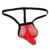Maxbell Men's Sexy Bulge Pouch G-string Thong T-back Underwear Briefs XL Red - Aladdin Shoppers