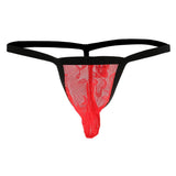 Maxbell Men's Sexy Bulge Pouch G-string Thong T-back Underwear Briefs XL Red - Aladdin Shoppers