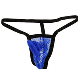 Maxbell Men's Sexy Bulge Pouch G-string Thong T-back Underwear Briefs XL Blue - Aladdin Shoppers