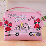 Maxbell Trendy Little Girls Cartoon Print Messenger Shoulder Crossbody Bag 8 - Aladdin Shoppers