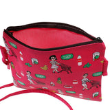 Maxbell Trendy Little Girls Cartoon Print Messenger Shoulder Crossbody Bag 9 - Aladdin Shoppers
