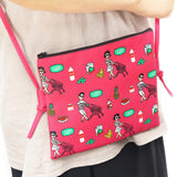 Maxbell Trendy Little Girls Cartoon Print Messenger Shoulder Crossbody Bag 9 - Aladdin Shoppers