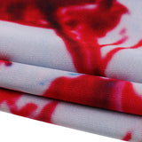 Maxbell Blood Splatter 3D Printed Leggings Halloween Pants Jeggings Cospaly Dress Red - Aladdin Shoppers