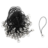 Maxbell 100x CELL PHONE STRAPS Strings Jump Ring End Lariats Black - Aladdin Shoppers