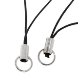 Maxbell 100x CELL PHONE STRAPS Strings Jump Ring End Lariats Black - Aladdin Shoppers