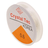 Maxbell 20m Two Size Elastic Thread Stretchy Cord For Jewelry Making 0.6mm+ 0.8mm