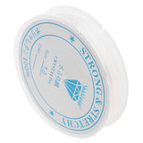 Maxbell 2 Pieces 10 Meters Clear Elastic Thread Cord For Jewelry Making 0.8mm 1.0mm