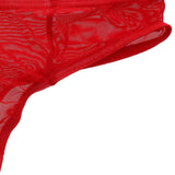 Maxbell Men's Sexy Nets Yarn Bulge Pouch Bikini Briefs Breathable T-back M Red - Aladdin Shoppers