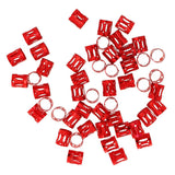 Maxbell 100pcs Hair Braid Cuff Adjustable Hair Rings Braid Beads Clips Decorations