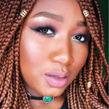 Maxbell 100pcs Hair Braid Cuff Adjustable Hair Rings Braid Beads Clips Decorations