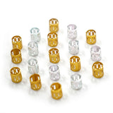 Maxbell 100pcs Hair Braid Cuff Adjustable Hair Rings Braid Beads Clips Decorations